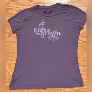 Prana purple Home Grown graphic tee